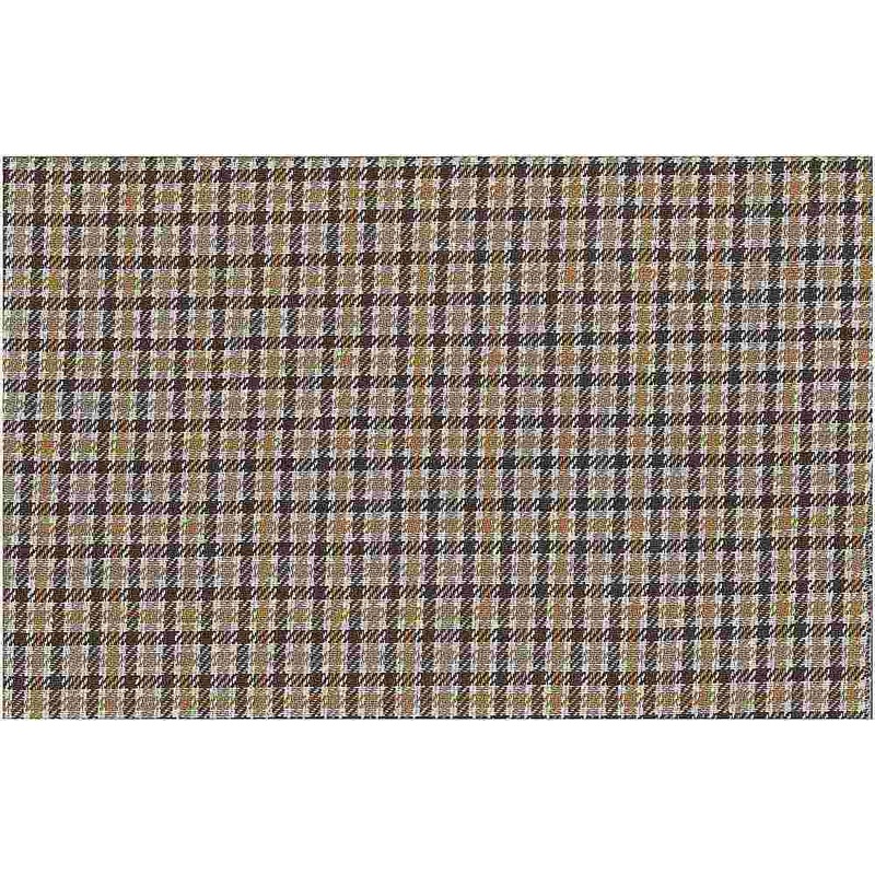 Aberdeen Tweed Chocolate Tan Laura Kiran Fabric