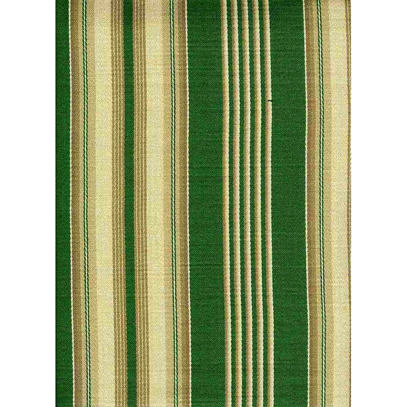 Bordeaux Stripe Emerald Laura Kiran Fabric