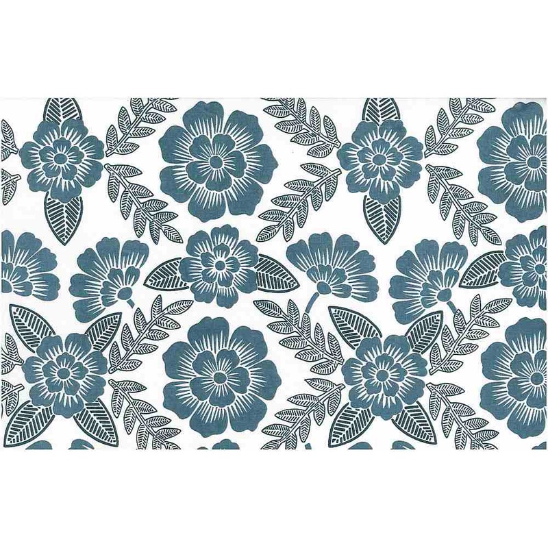 Bohemia Print Chambray Laura Kiran Fabric