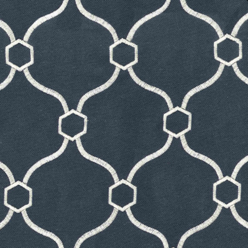 Vera Indigo Regal Fabric