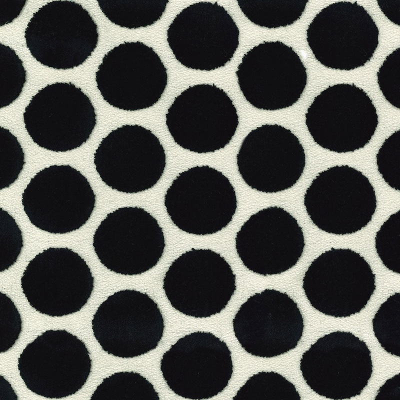 Buttons Black Regal Fabric
