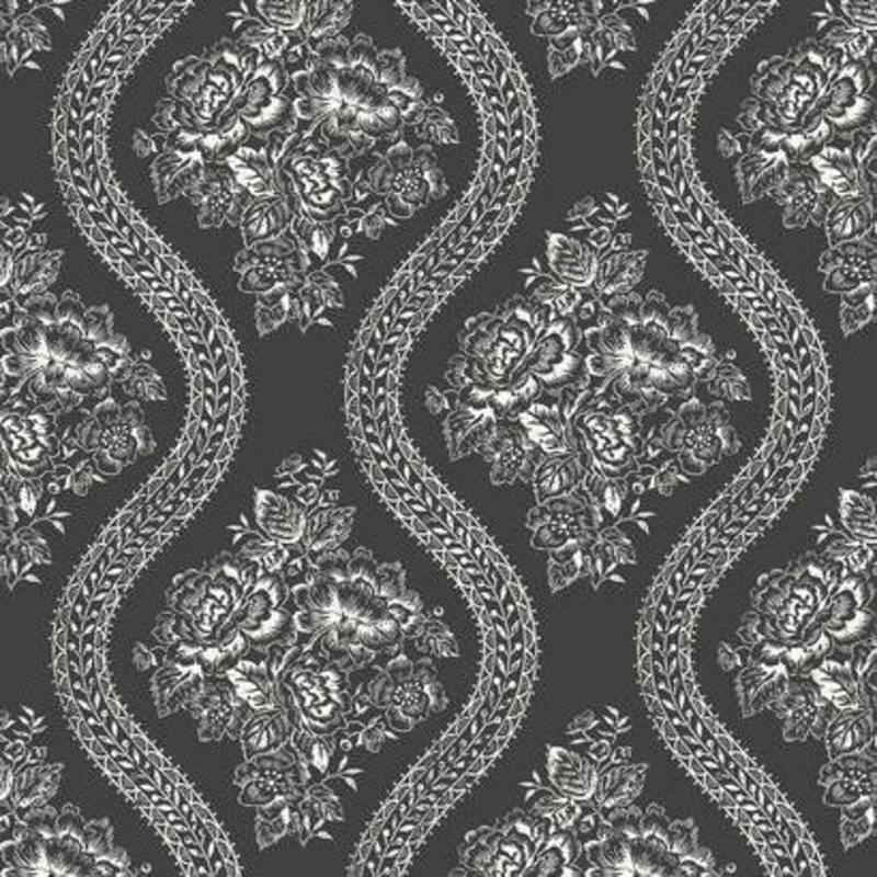 MH1596 Coverlet Floral Wallpaper