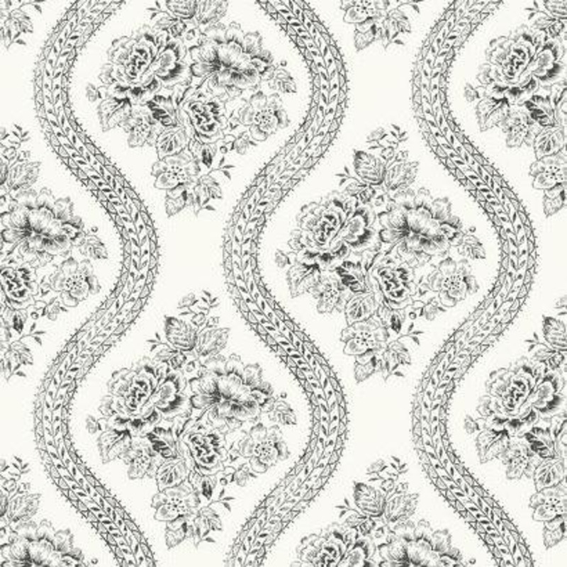 MH1597 Coverlet Floral Wallpaper
