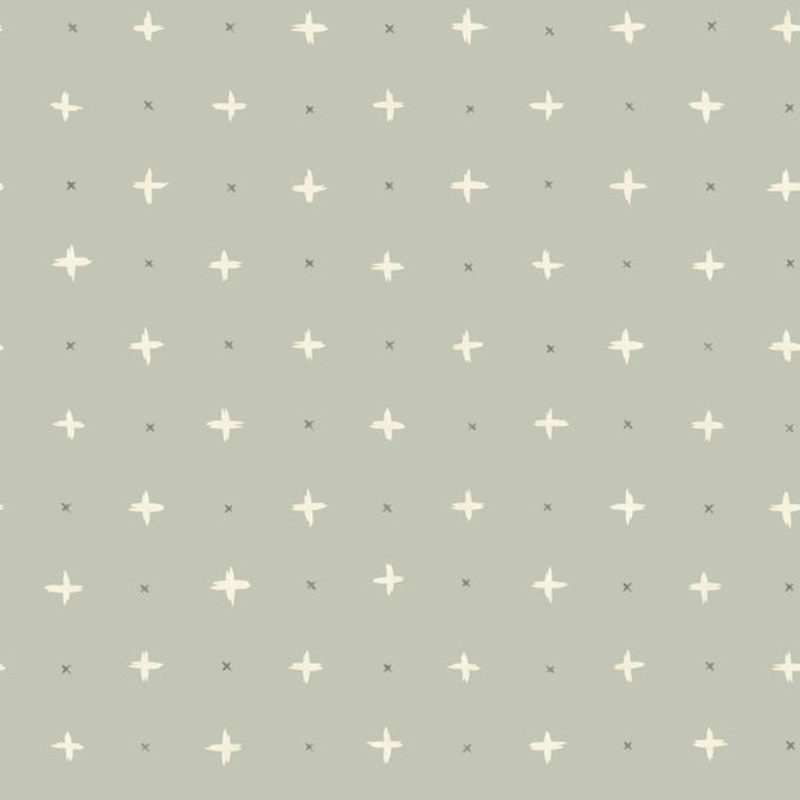 MK1103 Cross Stitch Grey Wallpaper