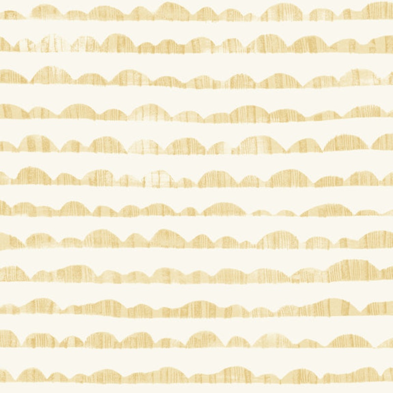 MK1142 Hill & Horizon Yellow Wallpaper