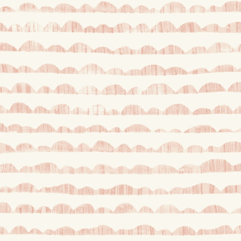 MK1145 Hill & Horizon Pink Wallpaper