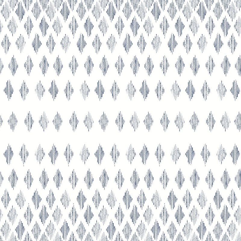 FH4042 Navy/White Diamond Ombre Wallpaper
