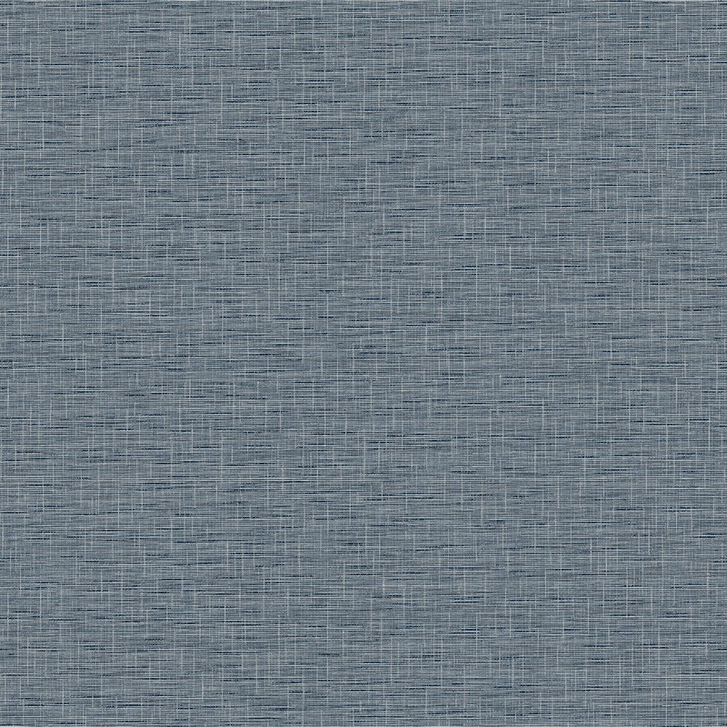 FH4057 Navy Silk Linen Weave Wallpaper