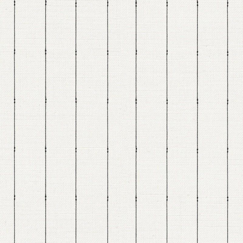 FH4076 Black/Cream In Stitches Stripe Wallpaper