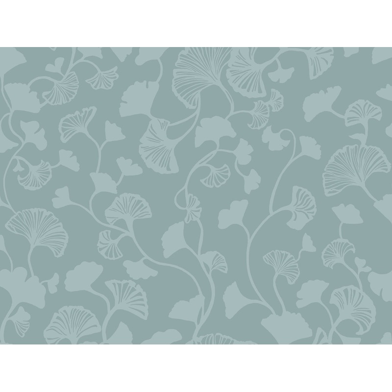 NA0573 Blue Gingko Trail Wallpaper