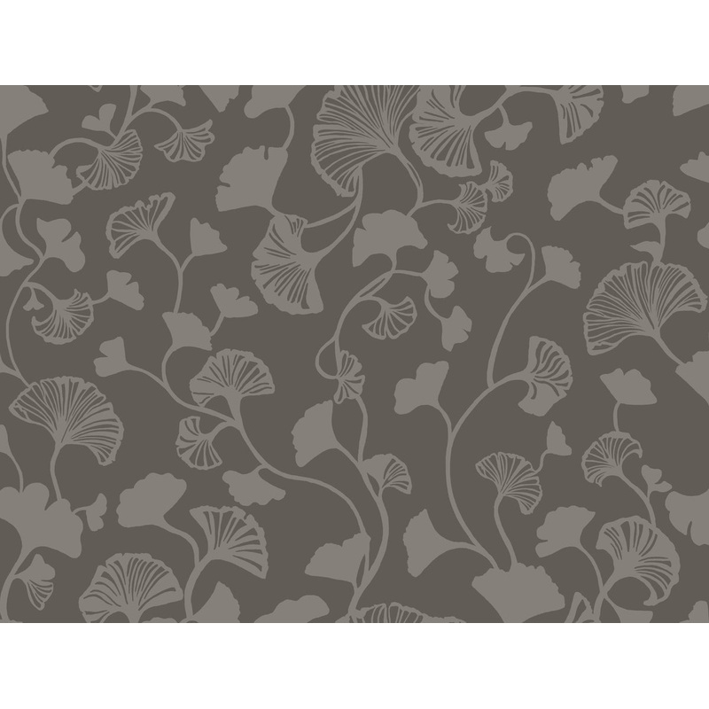 NA0575 Black Gingko Trail Wallpaper