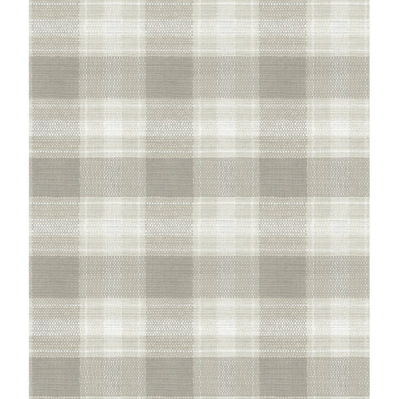 FH4083 Linen Woven Buffalo Check Wallpaper