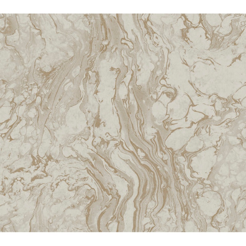 KT2225 Taupe Polished Marble Wallpaper