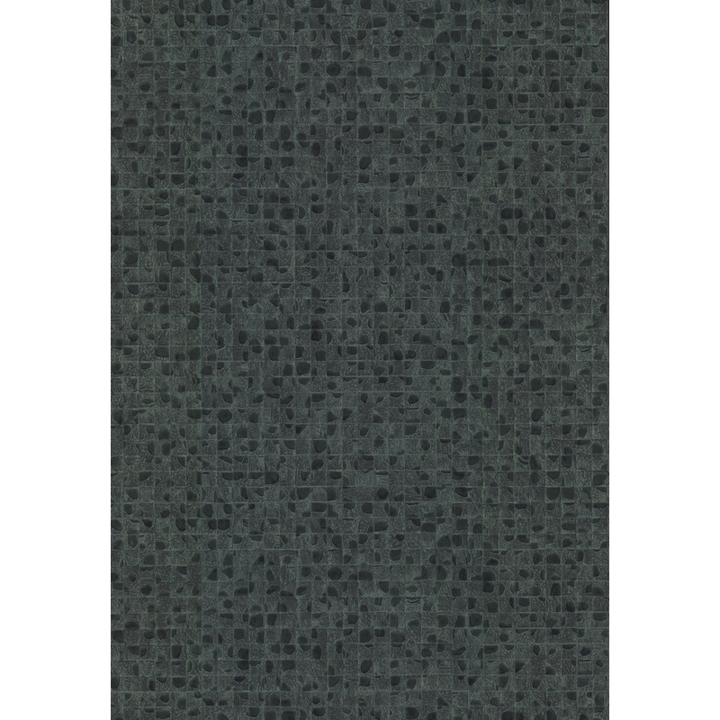 HO2116 Dark Green Leather Lux Wallpaper