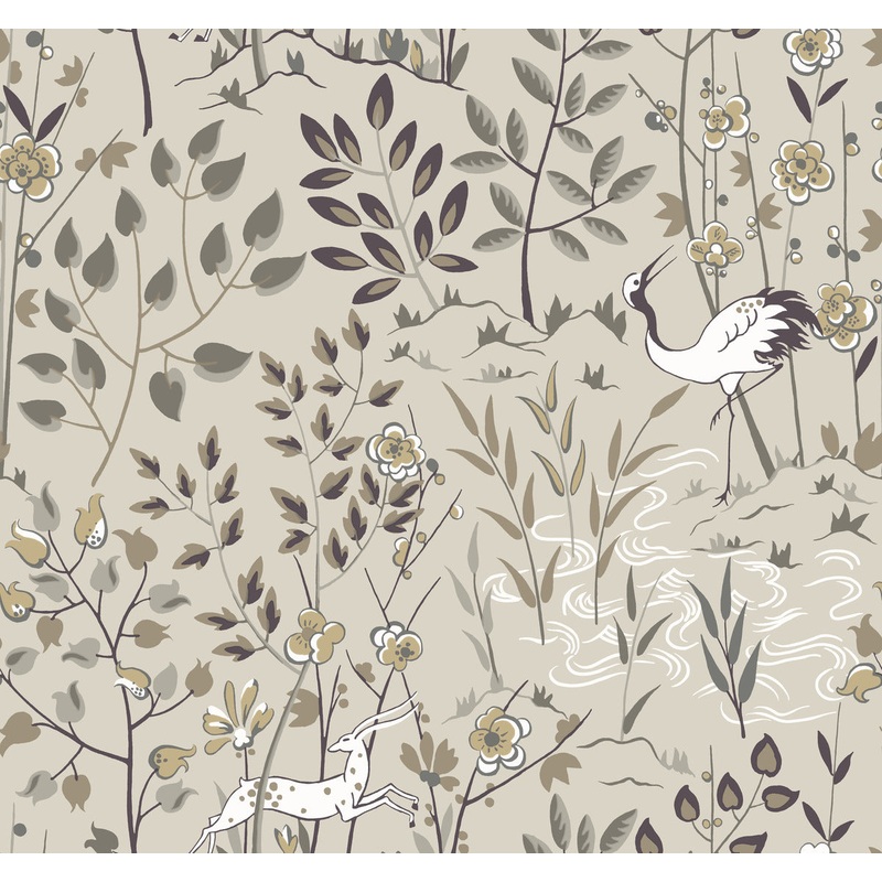 HO2127 Off White Aspen Wallpaper