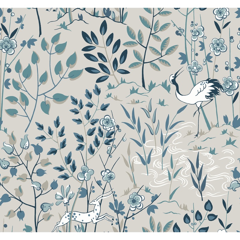 HO2129 Gray Aspen Wallpaper