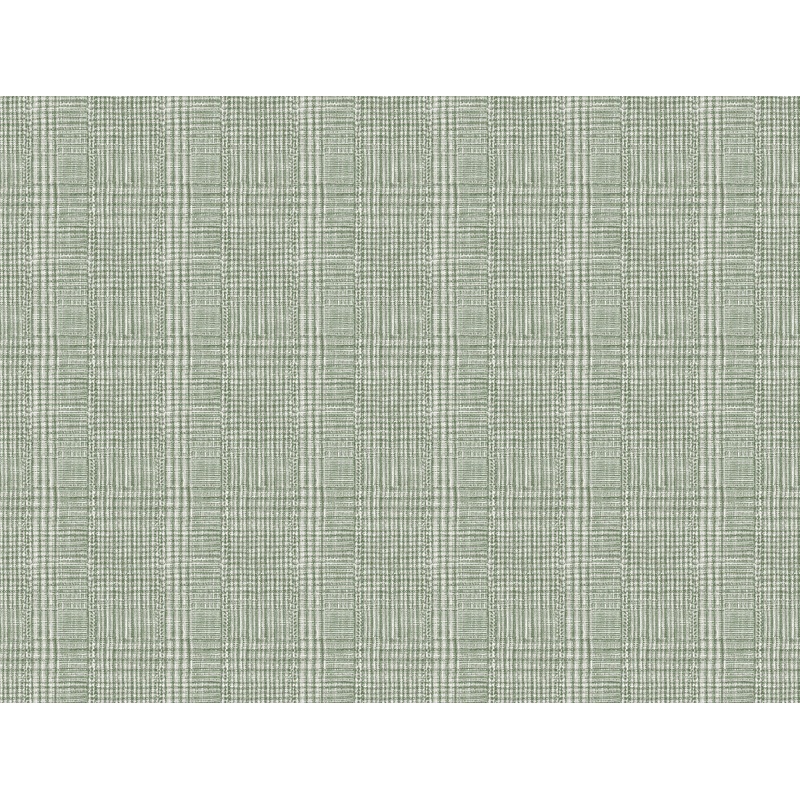 HO2166 Green Shirting Plaid Wallpaper
