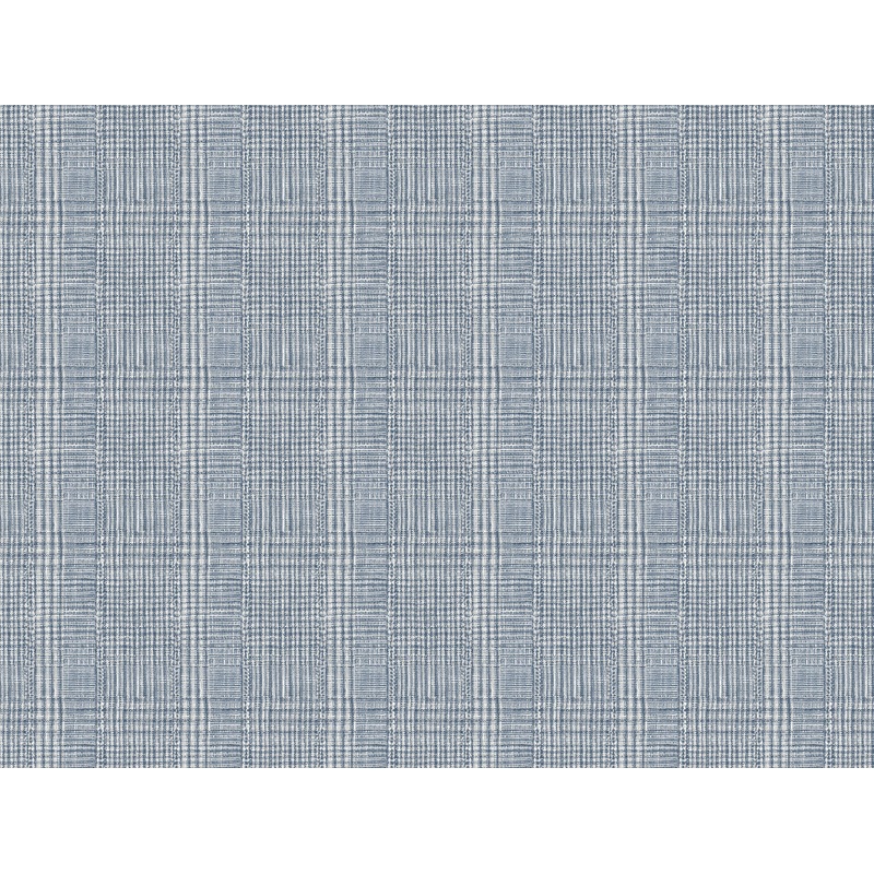 HO2167 Blue Shirting Plaid Wallpaper