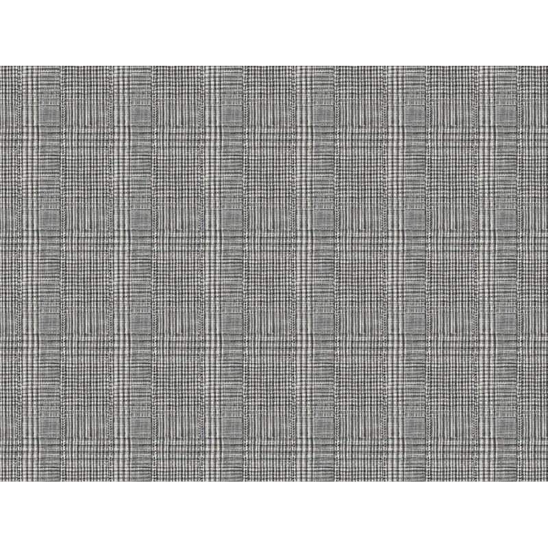 HO2170 Black Shirting Plaid Wallpaper