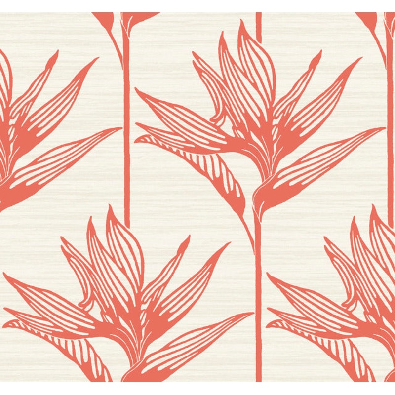 TC2676 Coral Bird Of Paradise Wallpaper