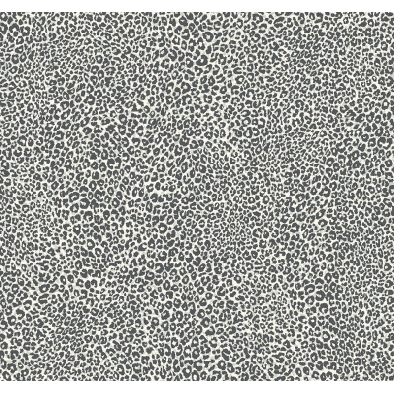 TC2686 Charcoal Leopard King Wallpaper