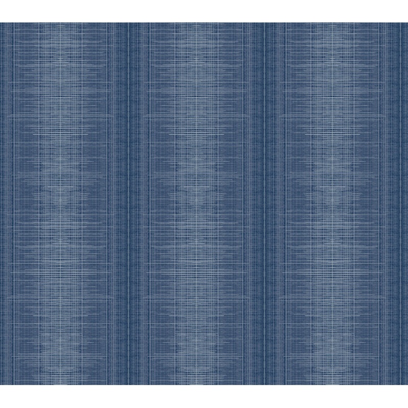 TL1962 Navy Silk Weave Stripe Wallpaper