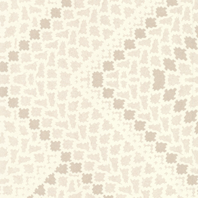 Kilim Champagne Aztec Diamond Wallpaper