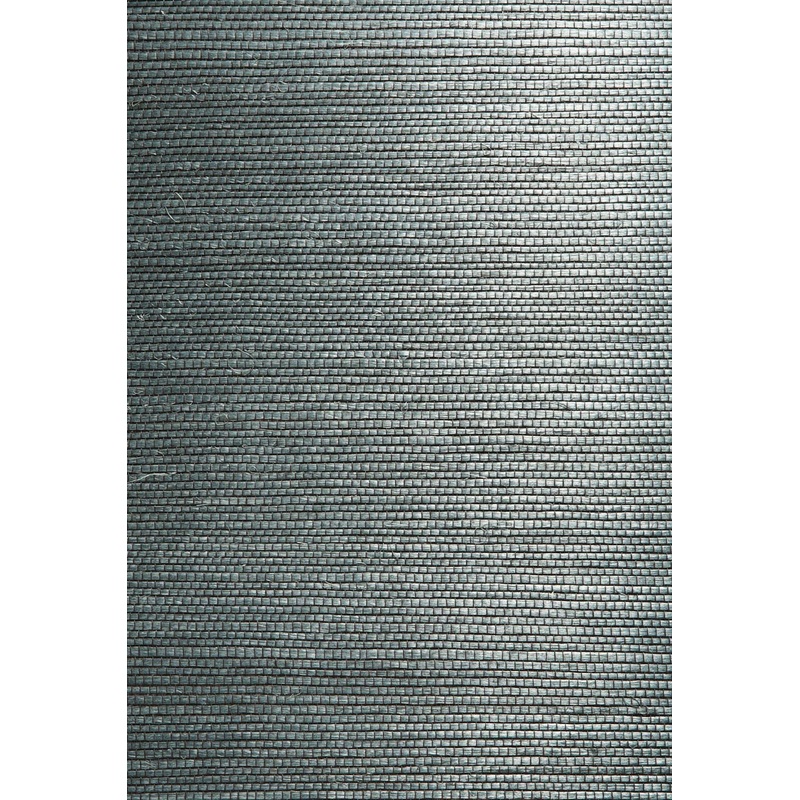 Kumiko Green Grasscloth Wallpaper