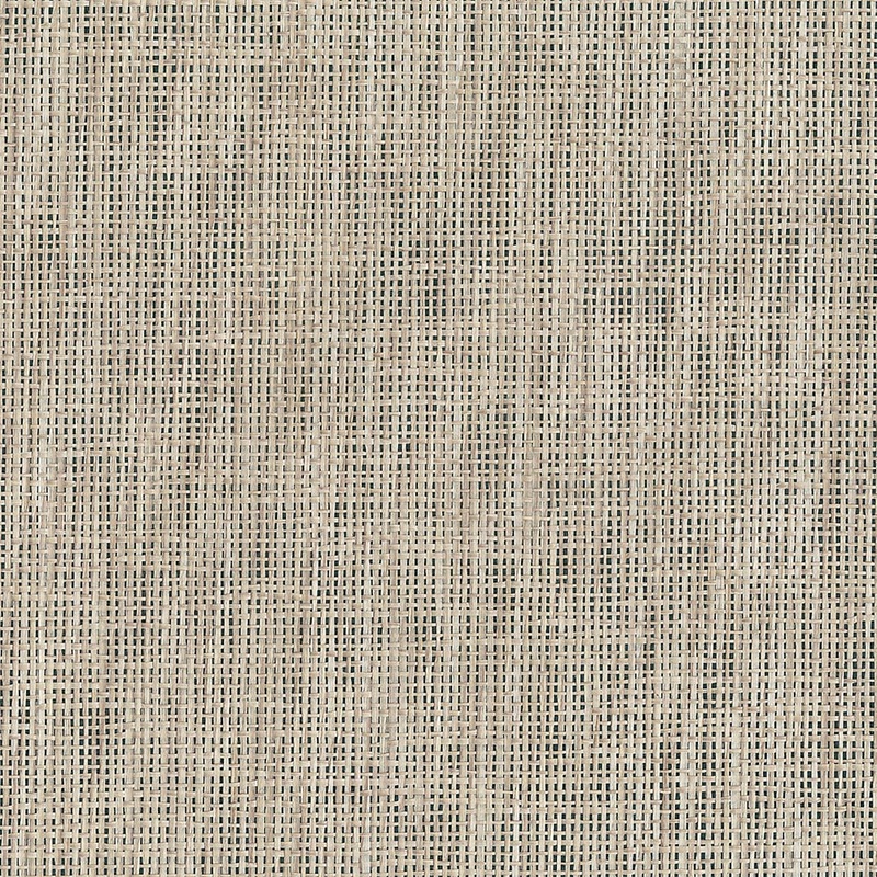 Jing Beige Grasscloth Wallpaper