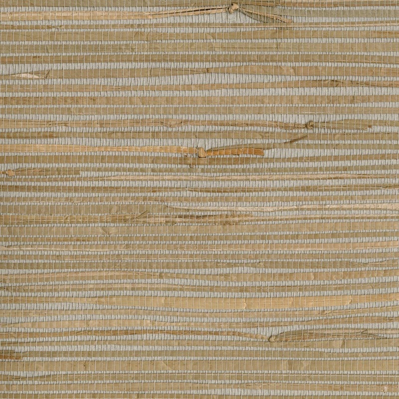 Heiki Light Grey Grasscloth Wallpaper