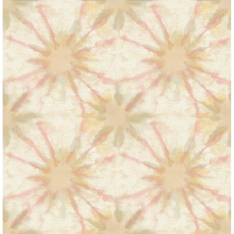 Iris Pink Shibori Wallpaper