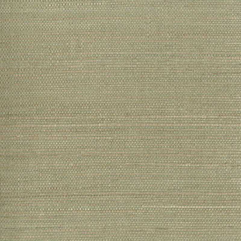 Kenjitsu Mint Grasscloth Wallpaper