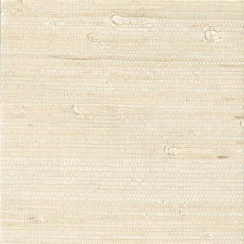 Martina White Grasscloth Wallpaper