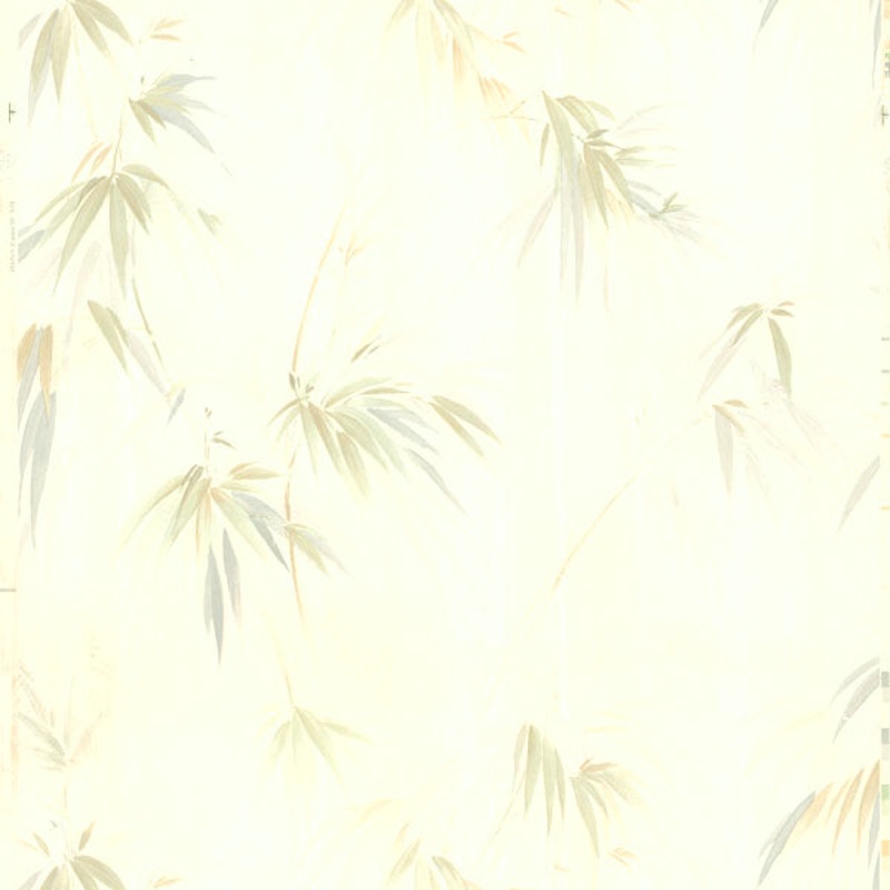 For Your Bath III Atlis Beige Bamboo Wallpaper