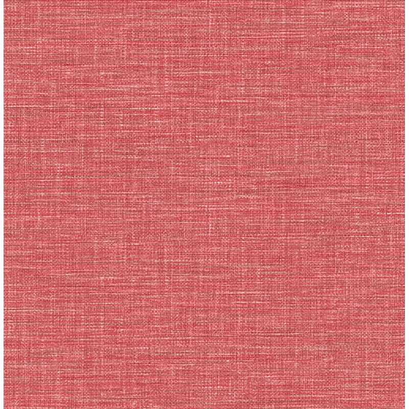 2744-24117 Exhale Coral Faux Grasscloth Wallpaper