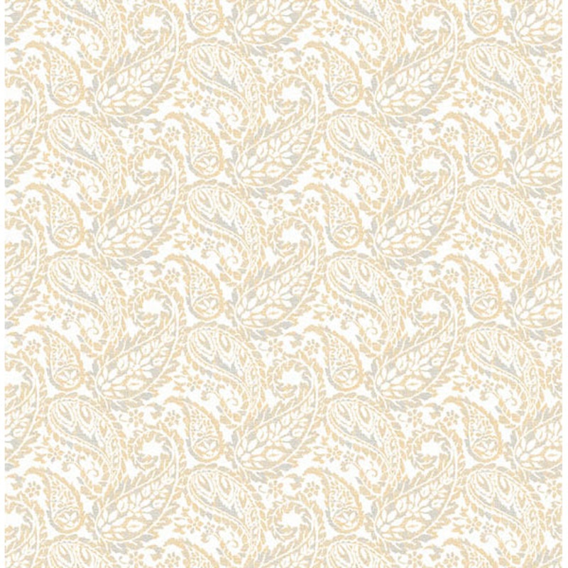 For Your Bath III Adrian Honey Paisley Wallpaper