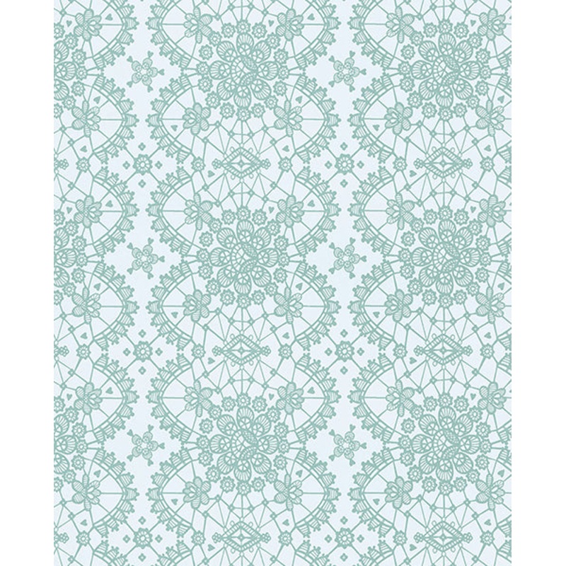 Myte Mint Lace Wallpaper
