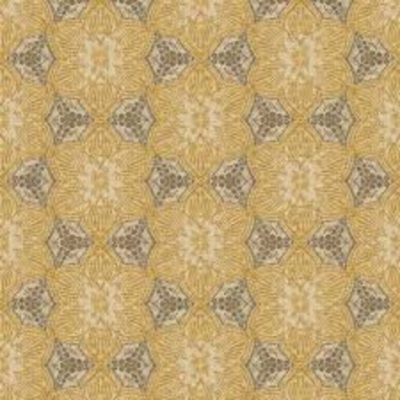 376095 Ochre Boho Flower Wallpaper Mural