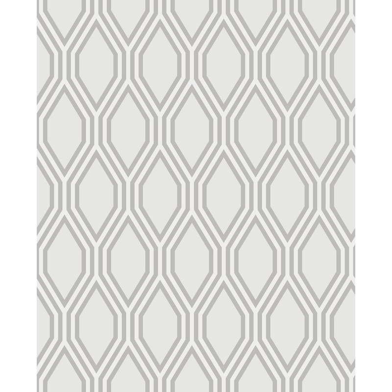 Honeycomb Grey Geometric Wallpaper