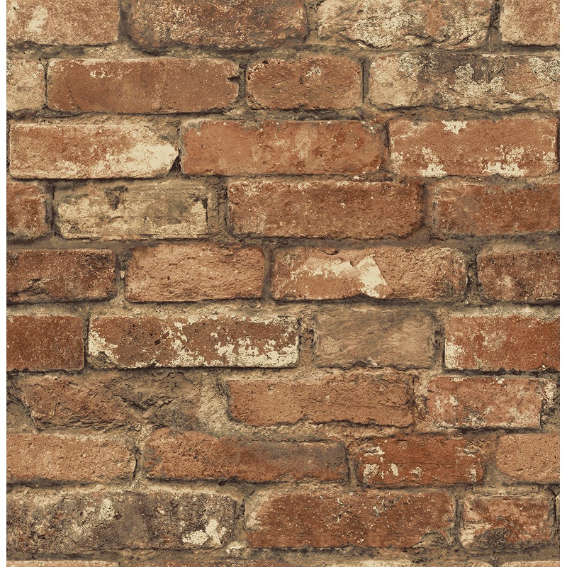 2767-20097 Libra Red Brick Texture Wallpaper