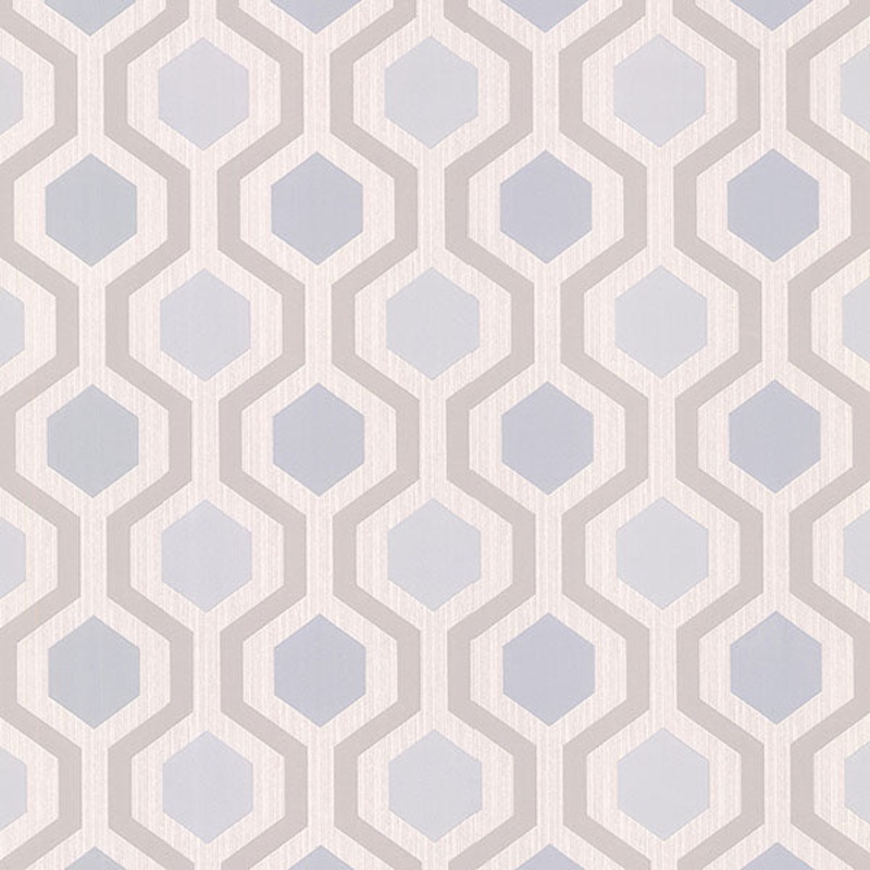Kelso Light Blue Geometric Wallpaper