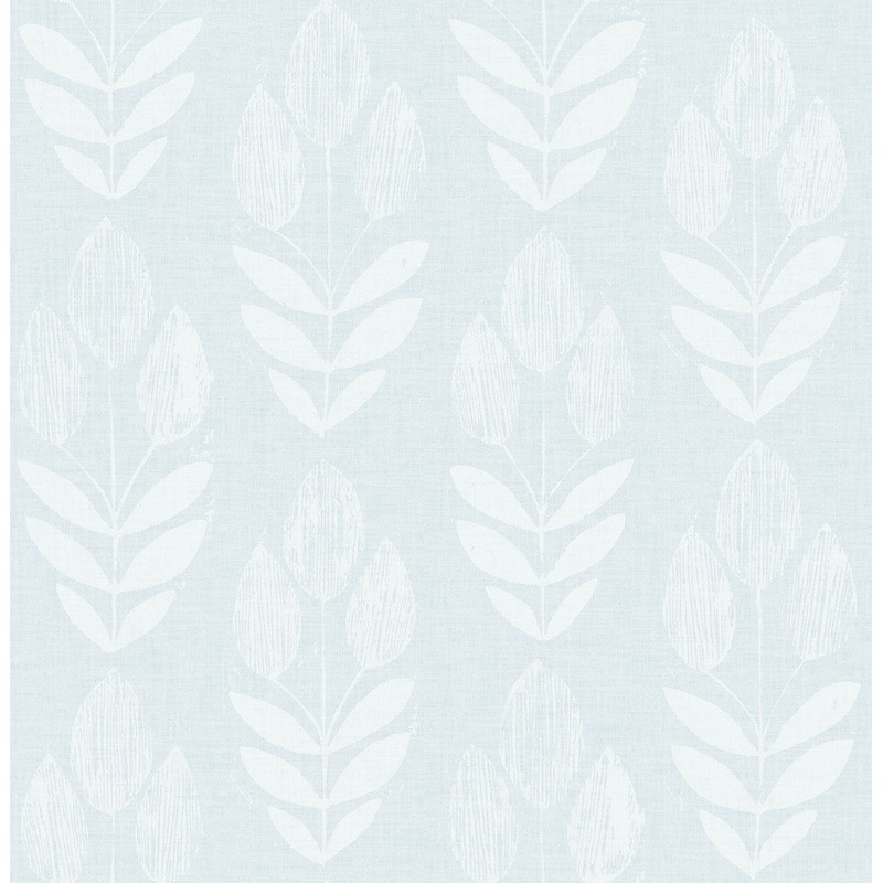 Garland Light Blue Block Tulip Wallpaper