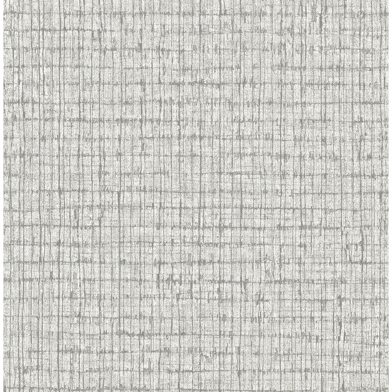Graphite Palmweave Wallpaper