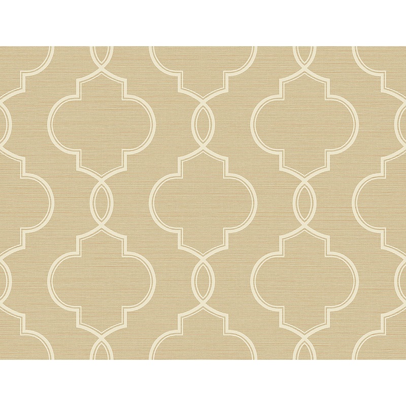 Malo Wheat Sisal Ogee Wallpaper