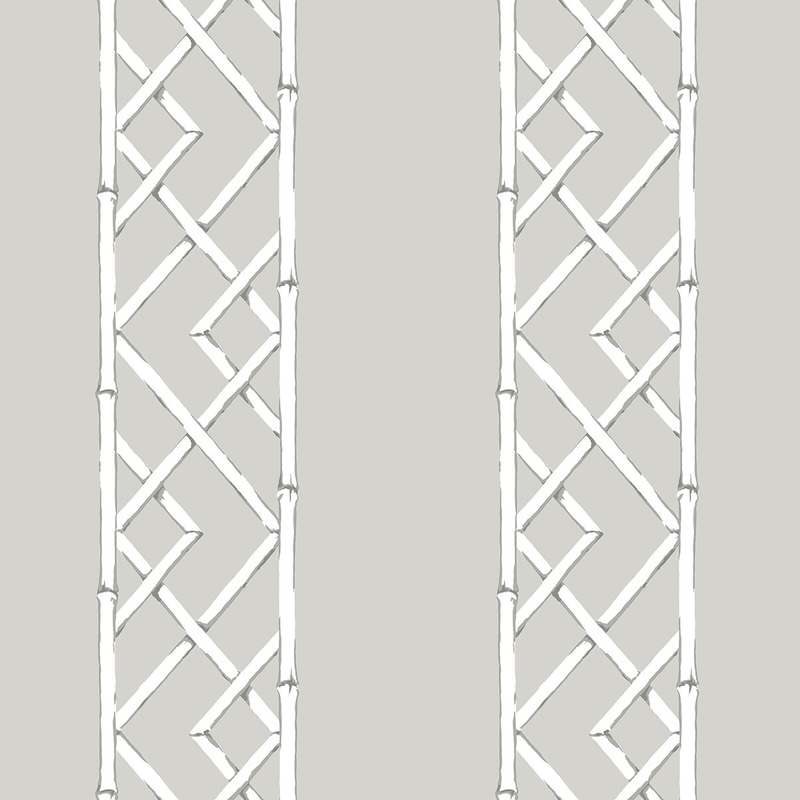 Sterling Latticework Wallpaper