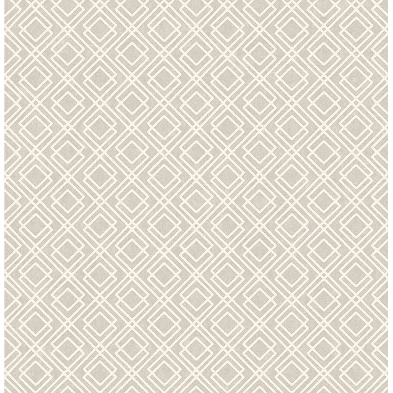 2836-22022 Puck Light Brown Geometric Wallpaper