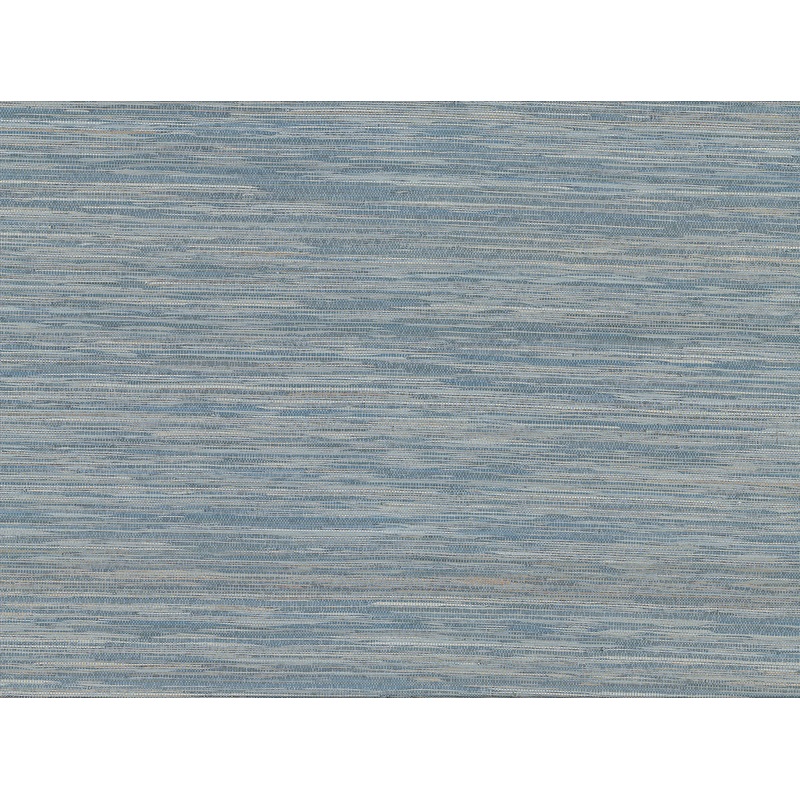 2829-82040 Pattaya Blue Grasscloth Wallpaper