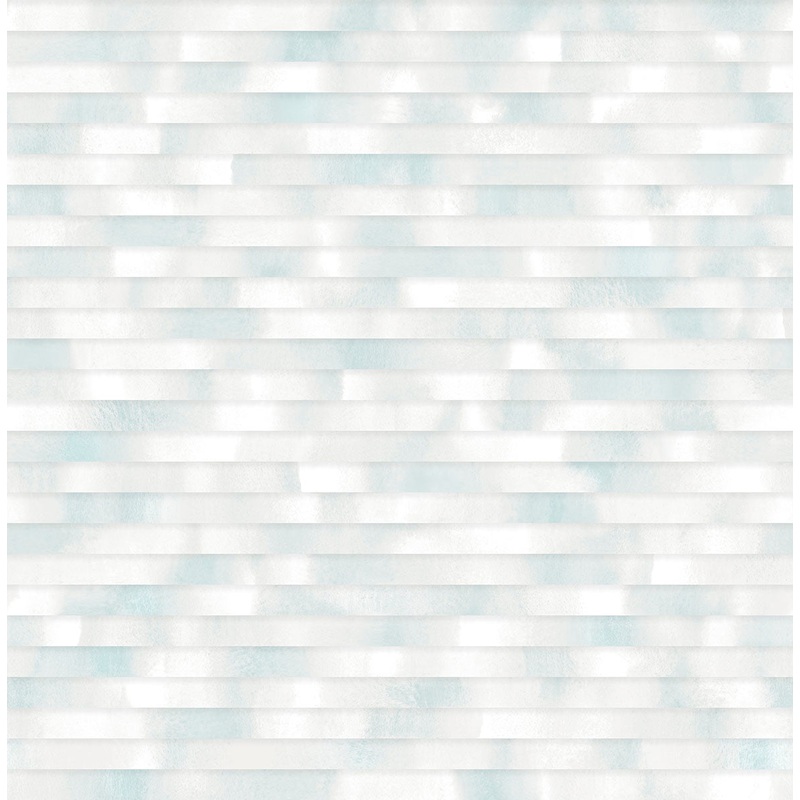 2889-25230 Kalmar Light Blue Hazy Stripe Wallpaper