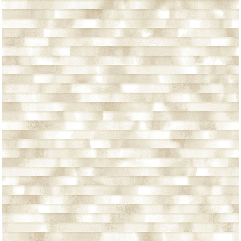 2889-25233 Kalmar Beige Hazy Stripe Wallpaper