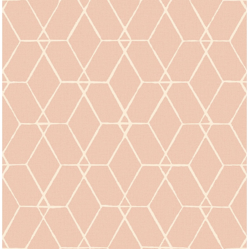 2889-25250 Osterlen Light Pink Trellis Wallpaper